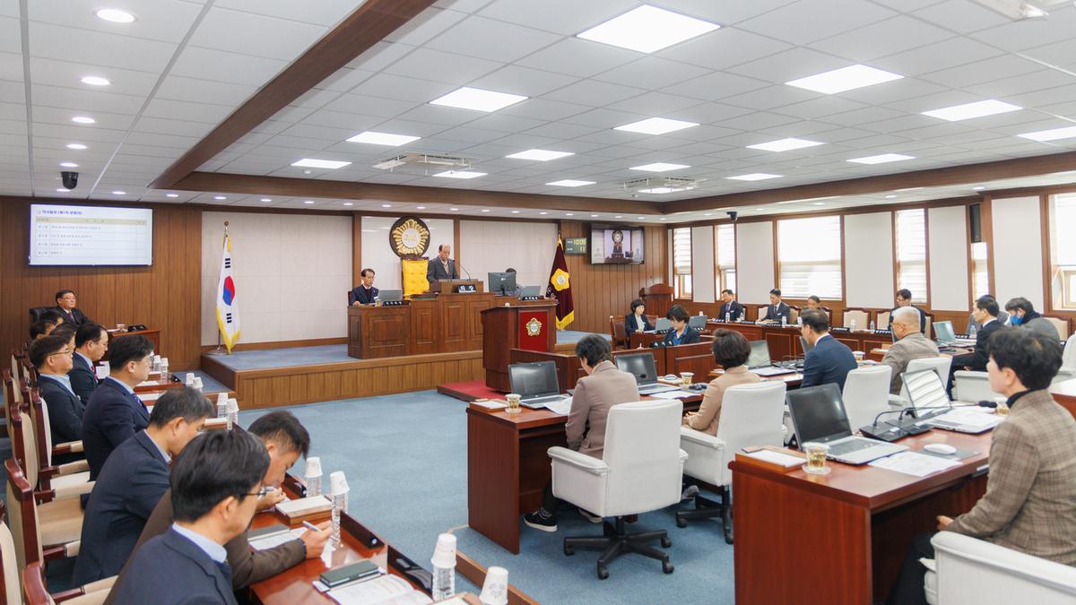제287회 합천군의회 임시회 제1차 본회의