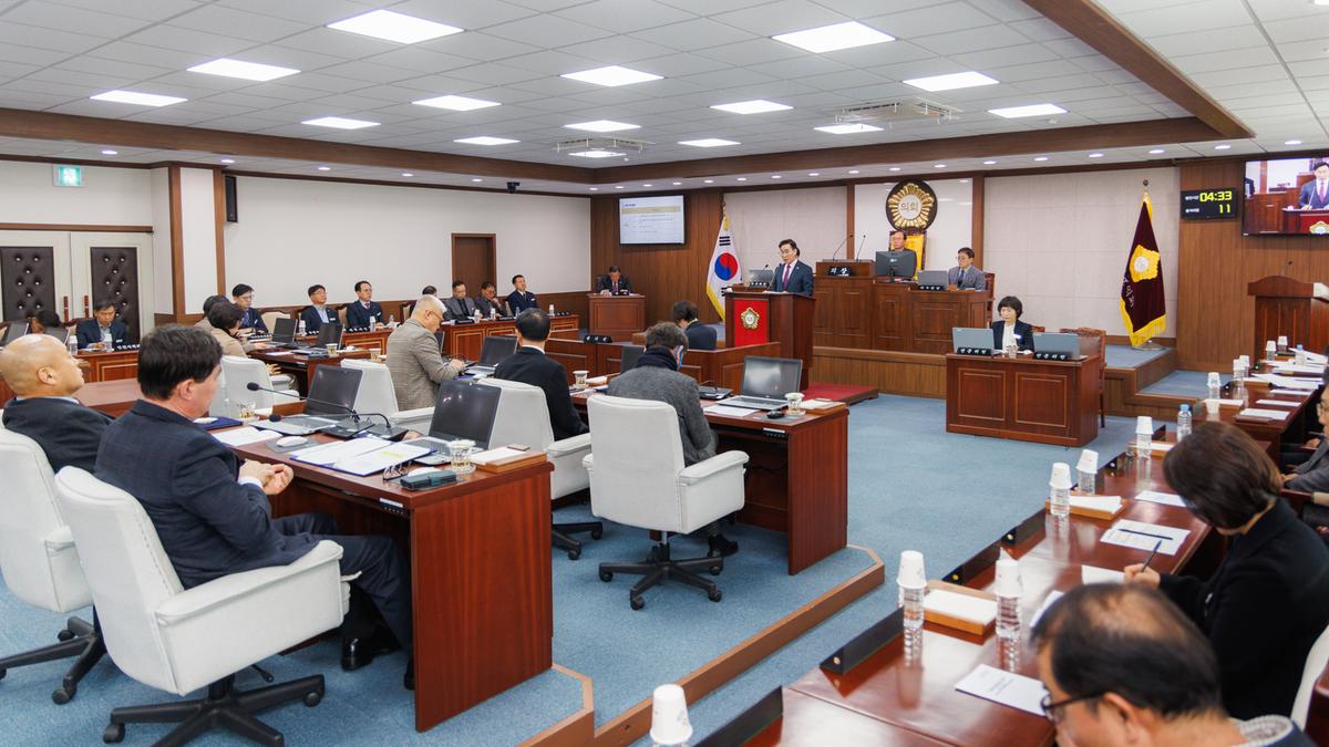 제287회 합천군의회 임시회 제1차 본회의