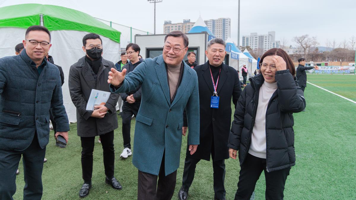 2025춘계 전국고등축구대회 관계자 격력 방문