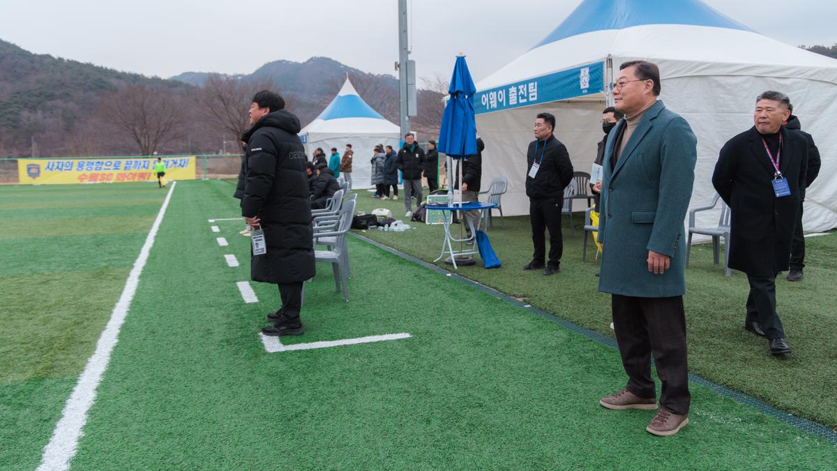 2025춘계 전국고등축구대회 관계자 격력 방문