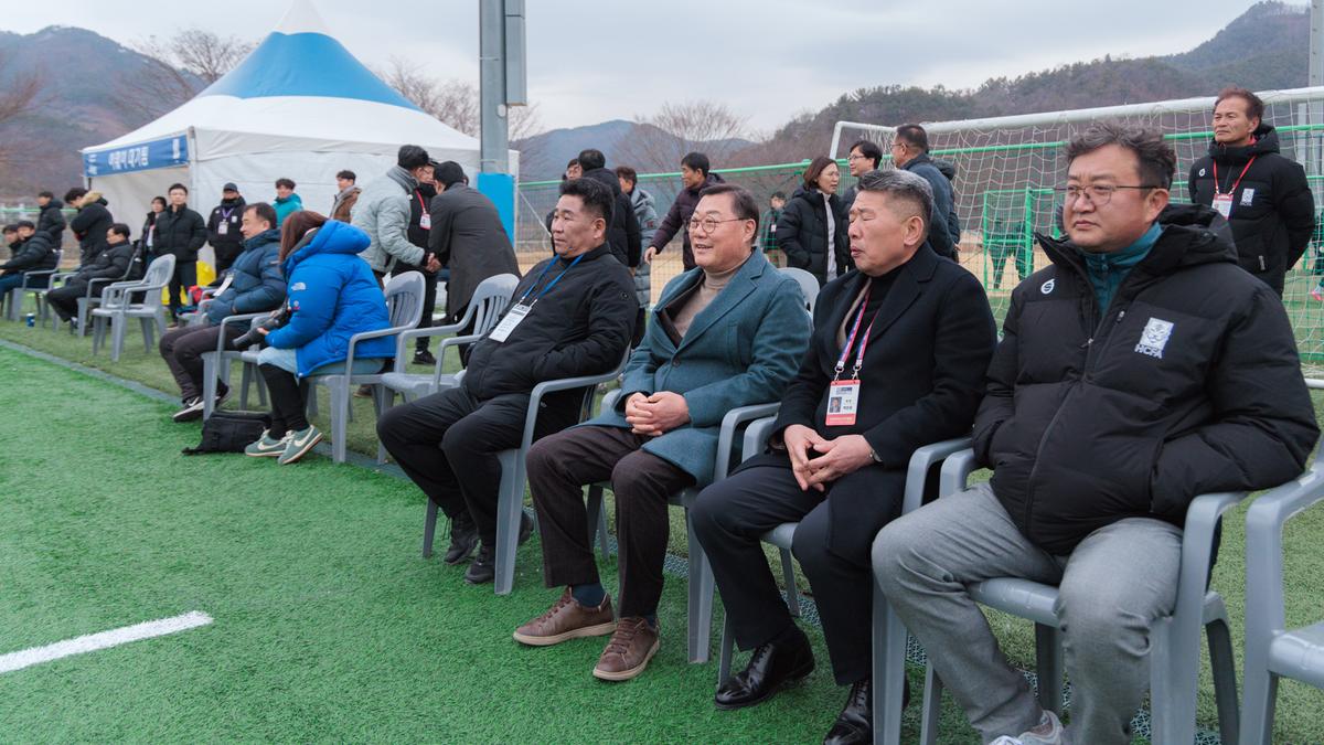 2025춘계 전국고등축구대회 관계자 격력 방문