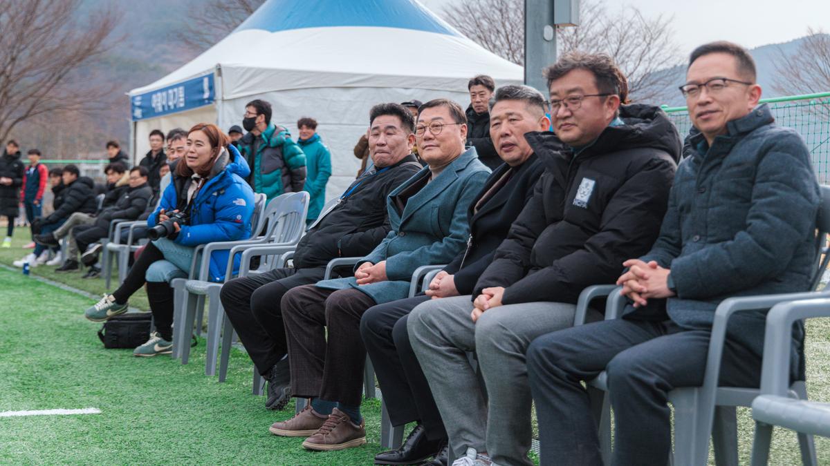2025춘계 전국고등축구대회 관계자 격력 방문