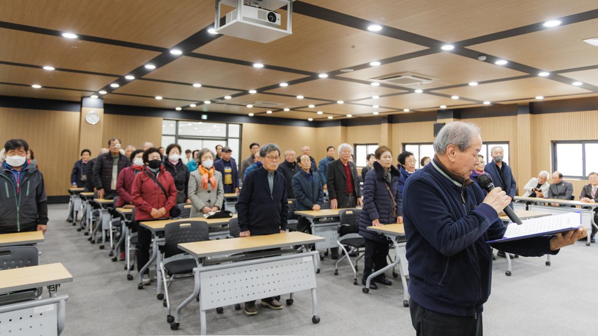 동부노인대학 입학식