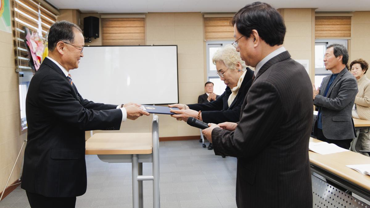합천노인대학 입학식