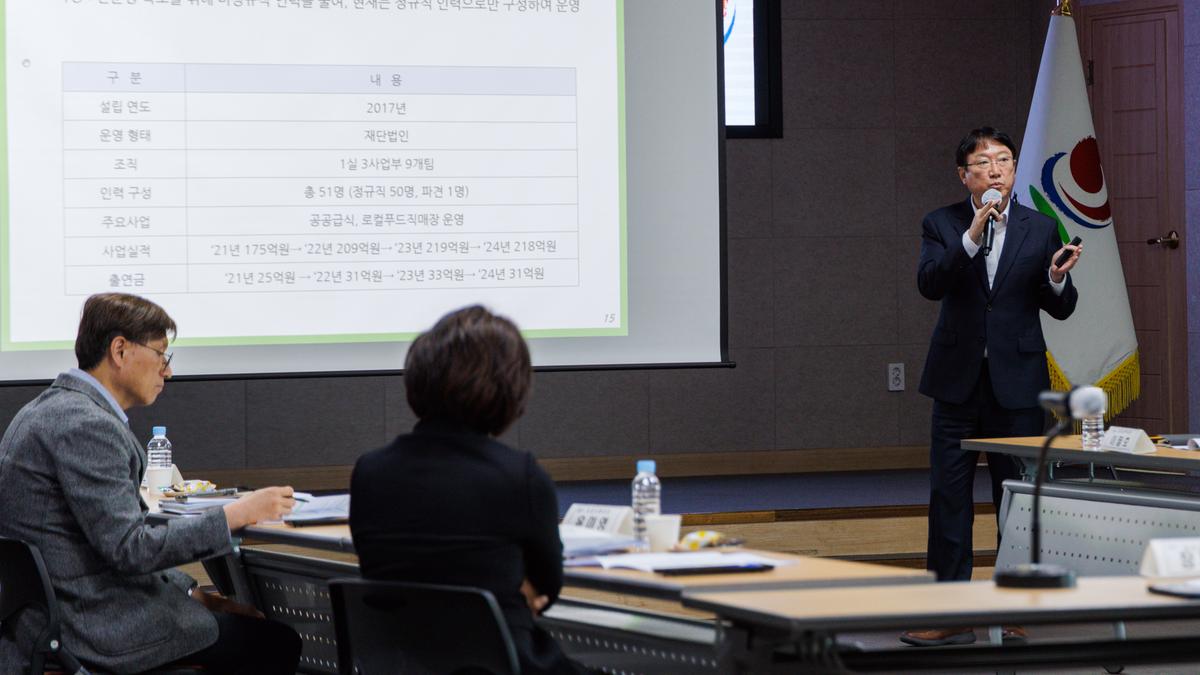 합천군 푸드플랜 공공법인 설립 기본계획 수립용역 최종보고회