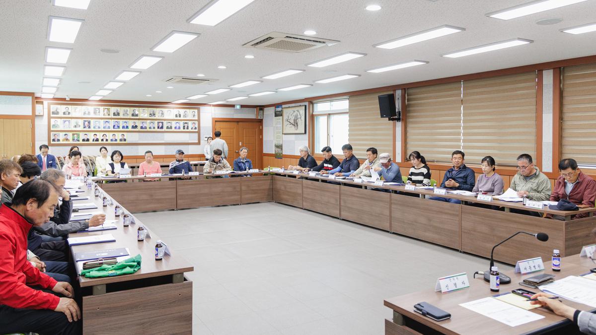삼가면 주민자치회 위원 위촉식