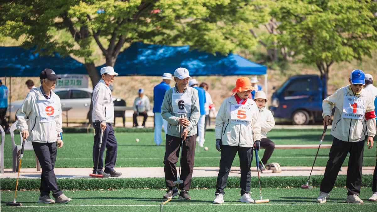 대한노인회 합천군지회 4개군 친선 노인게이트볼대회