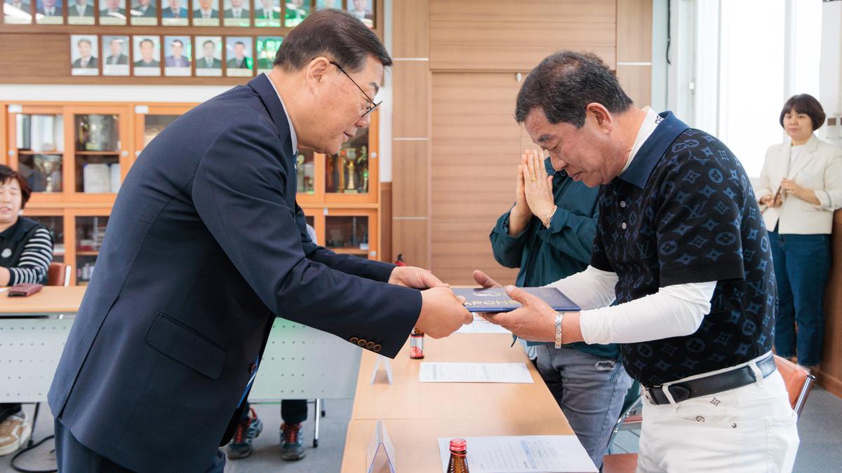 덕곡면 주민자치회 위원 위촉식