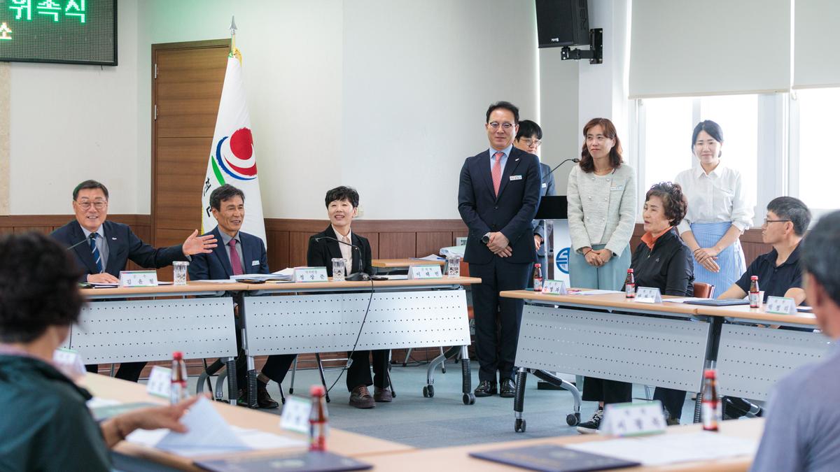덕곡면 주민자치회 위원 위촉식