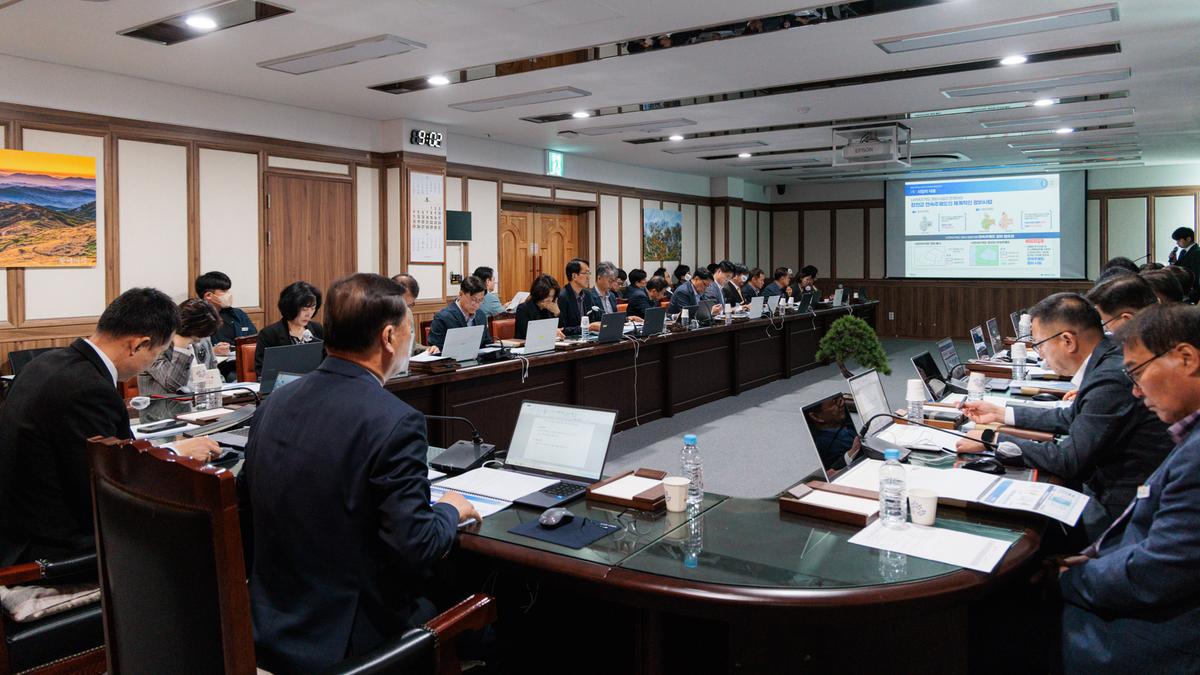 합천군 지적도 기반의 연속주제도 db용역 착수보고회