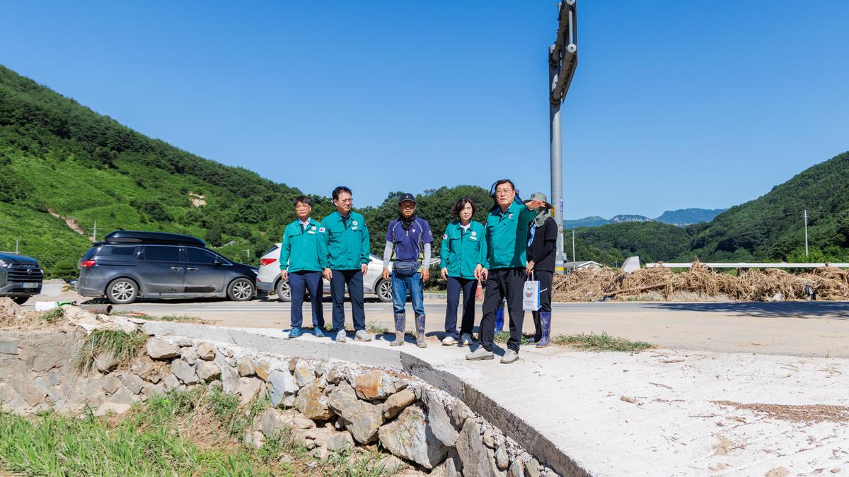피해조사 격려방문