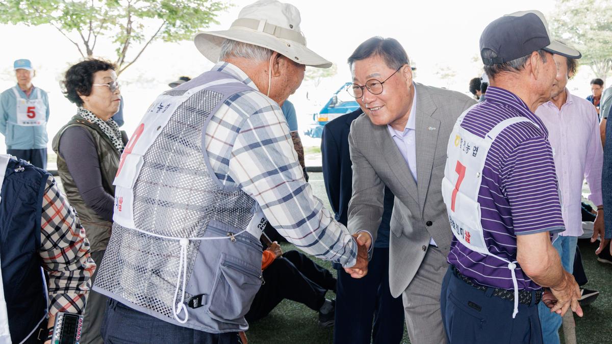 대한노인회 합천군지회장기 게이트볼대회 및 한궁대회 개회식