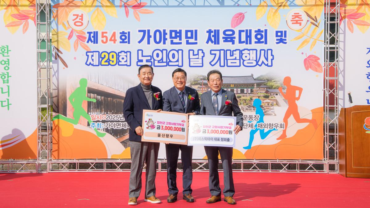 제54회 가야면민체육대회 및 제29회 노인의날 기념행사
