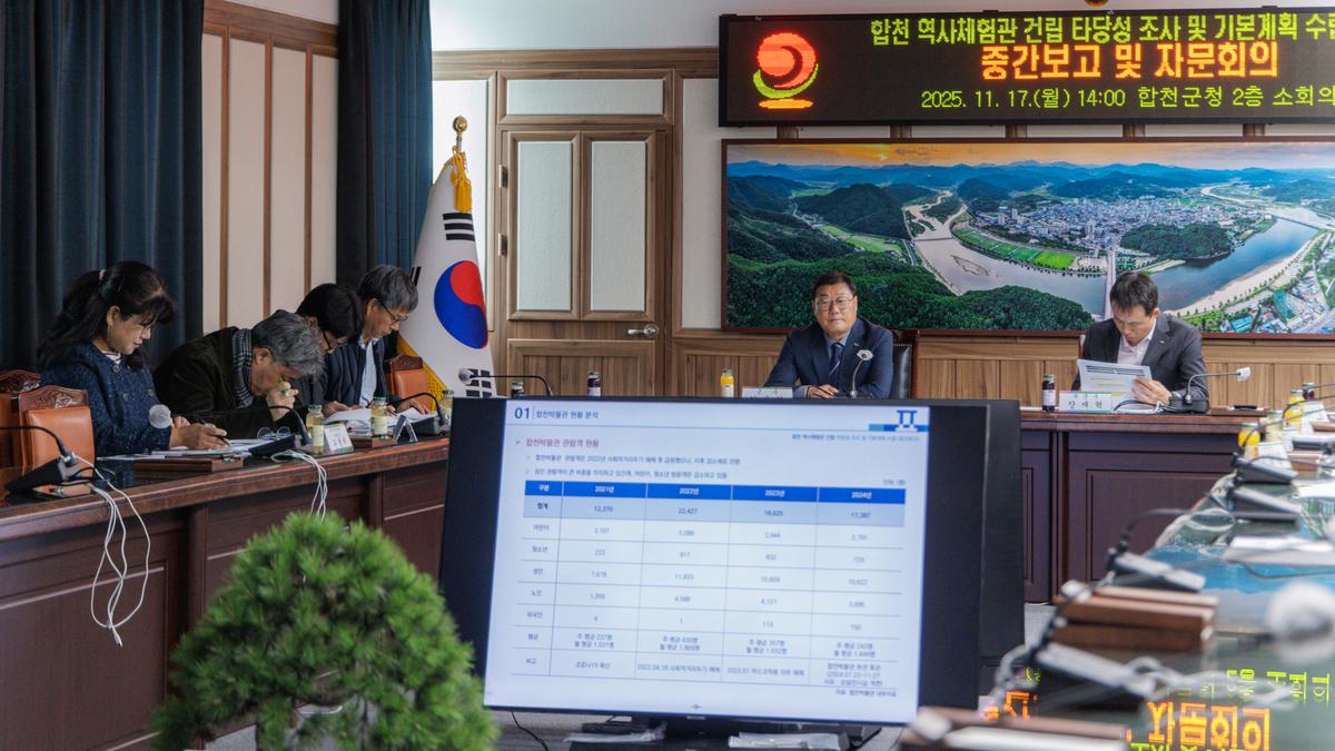 합천 역사체험관 건립사업 기본계획 수립용역 중간보고회
