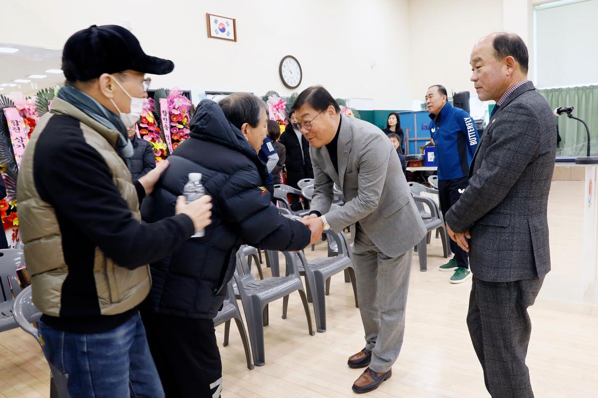 합천군탁구협회장배 탁구대회 개회식