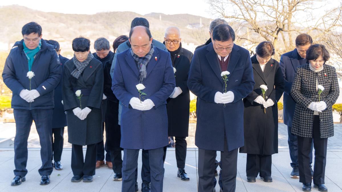 충혼탑 3.1독립운동운동기념탑 임란창의사 참배