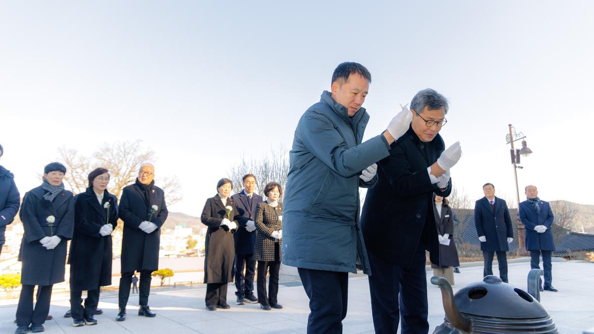 충혼탑 3.1독립운동운동기념탑 임란창의사 참배