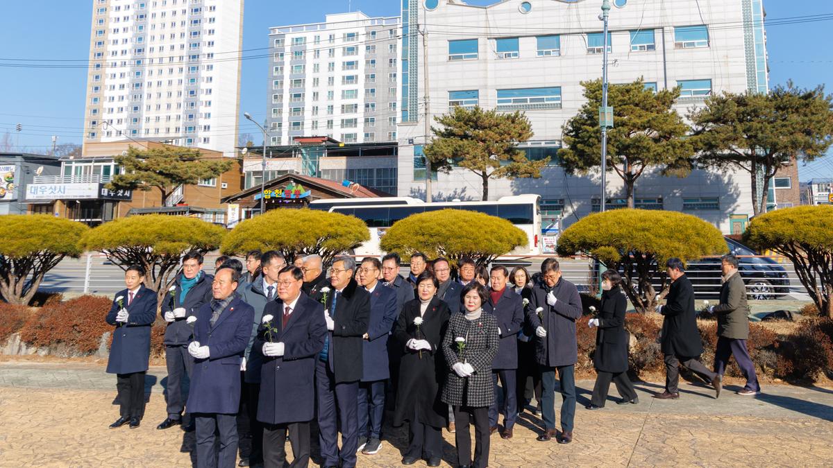 충혼탑 3.1독립운동운동기념탑 임란창의사 참배