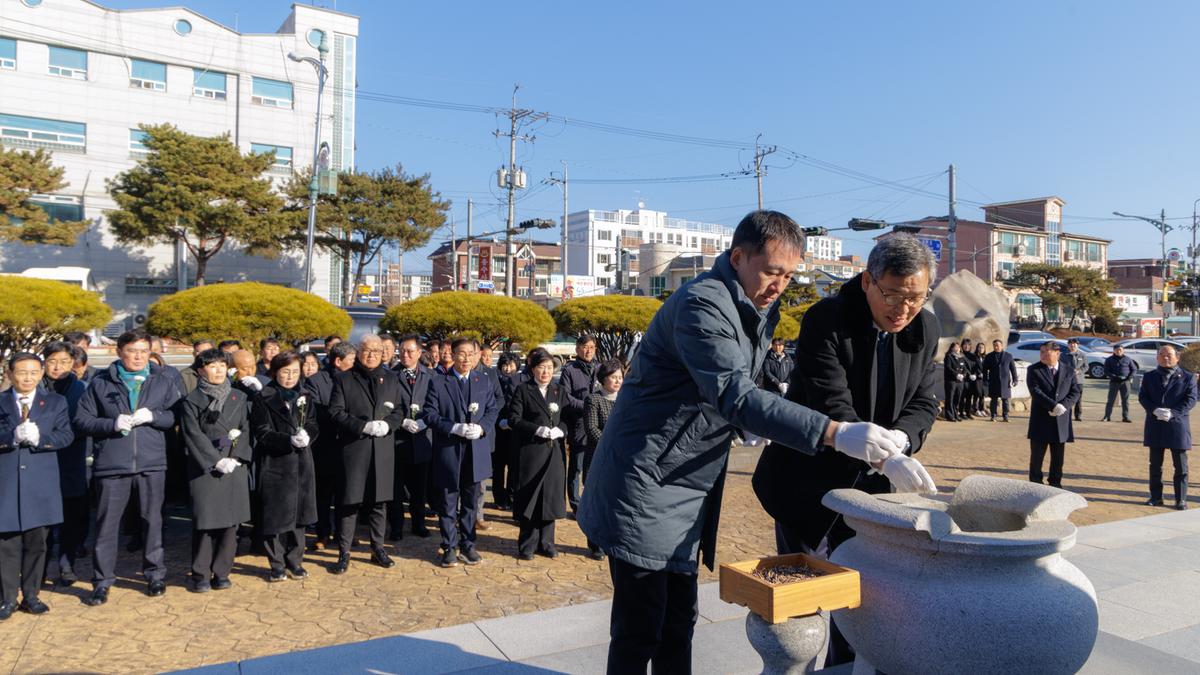 충혼탑 3.1독립운동운동기념탑 임란창의사 참배
