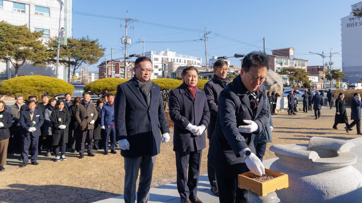 충혼탑 3.1독립운동운동기념탑 임란창의사 참배