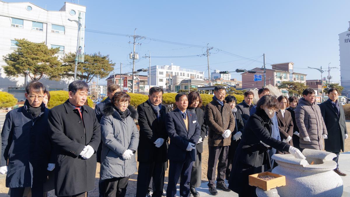 충혼탑 3.1독립운동운동기념탑 임란창의사 참배
