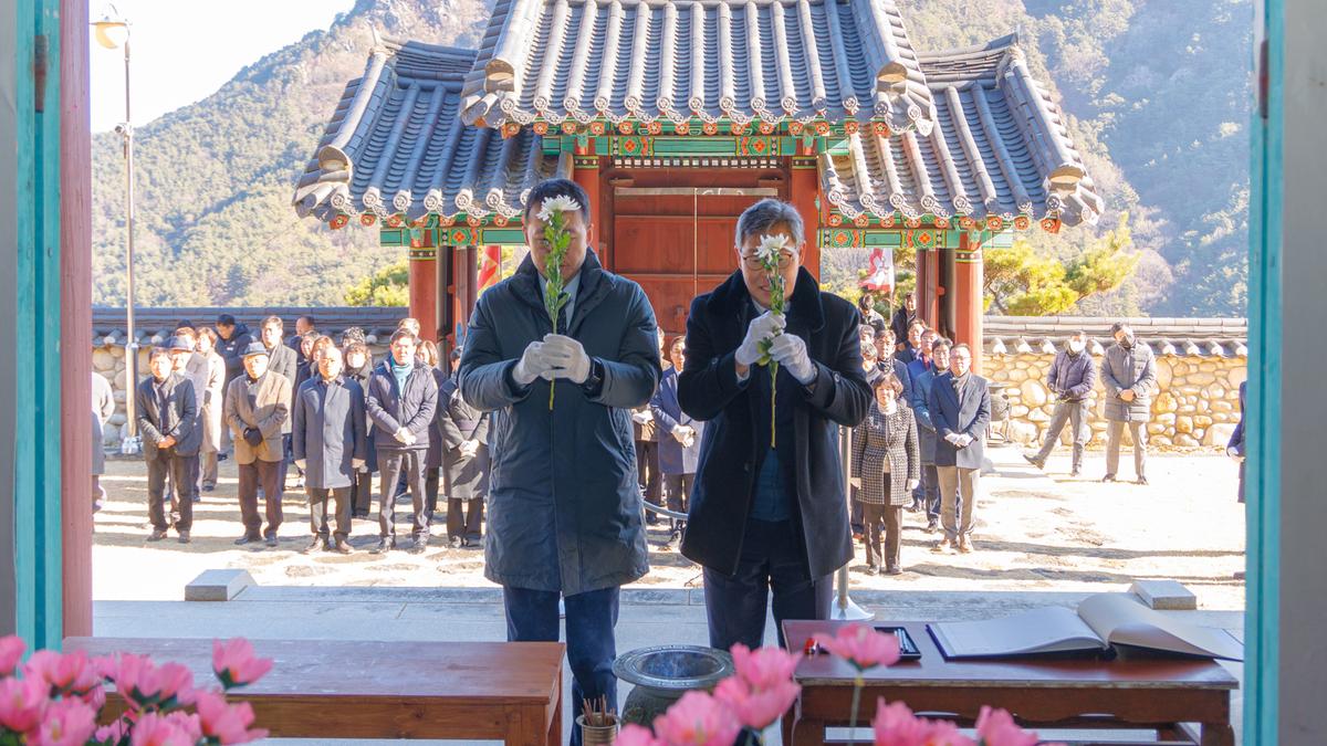 충혼탑 3.1독립운동운동기념탑 임란창의사 참배
