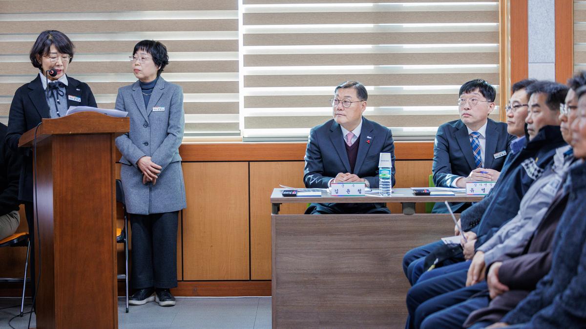 군민과의 대화 - 삼가면