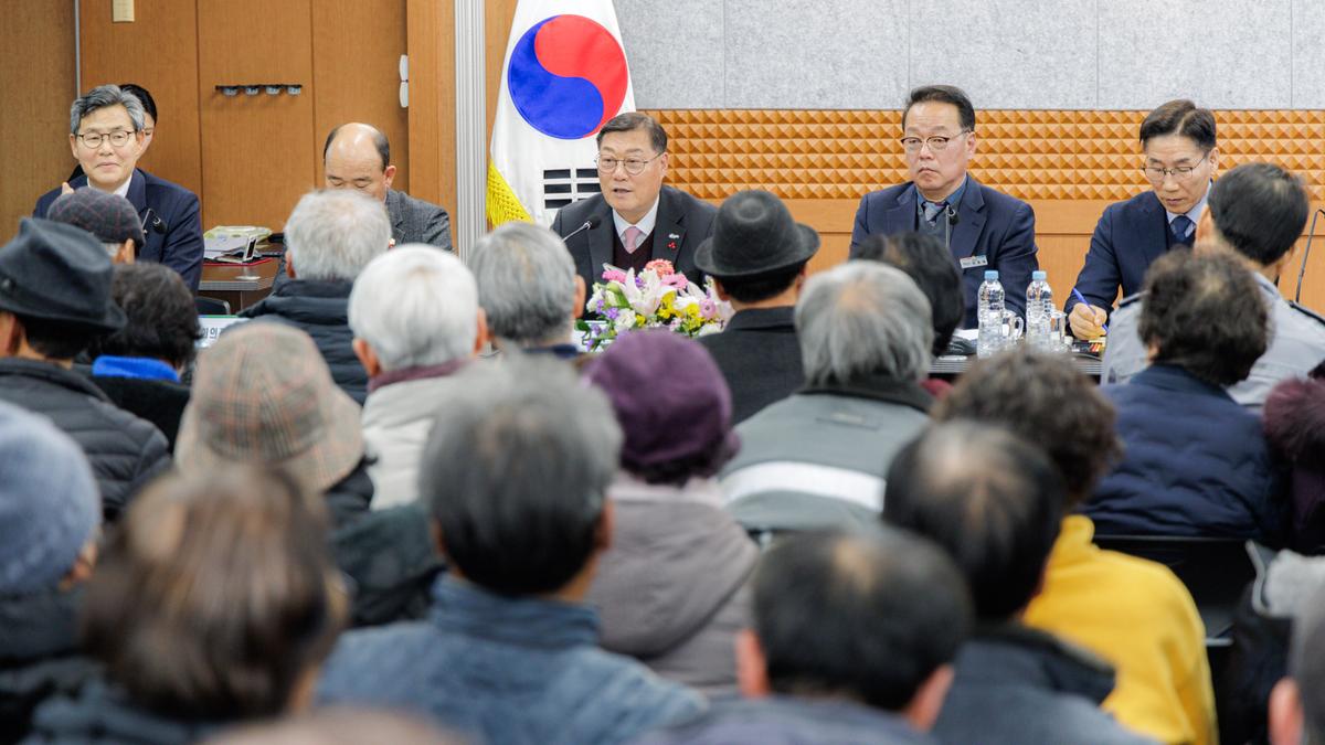 군민과의 대화 - 쌍백면