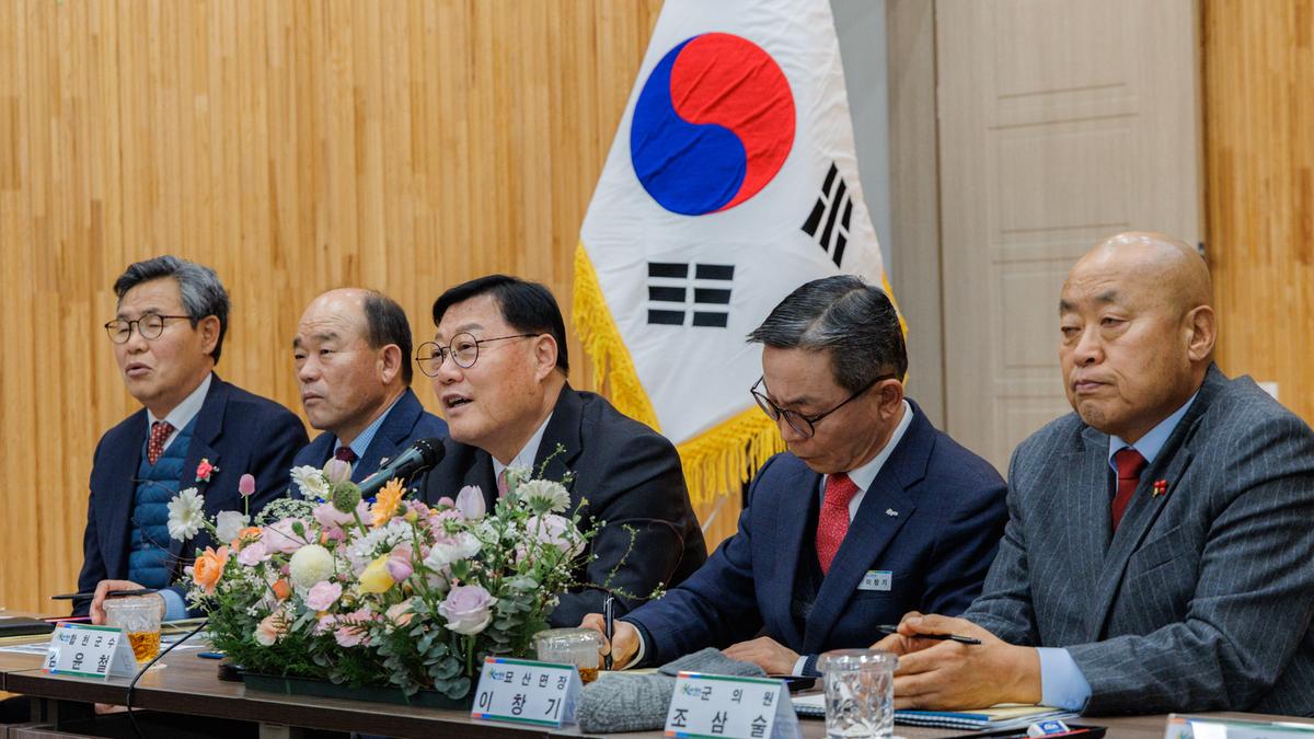 군민과의 대화 - 묘산면