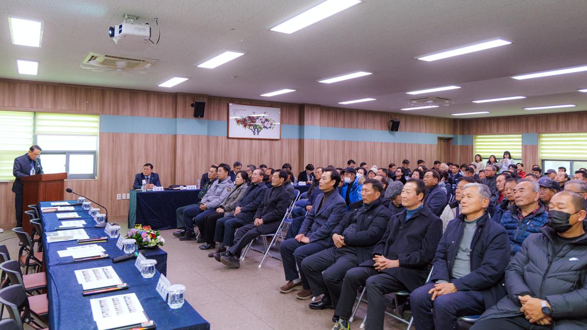 군민과의 대화 - 율곡면