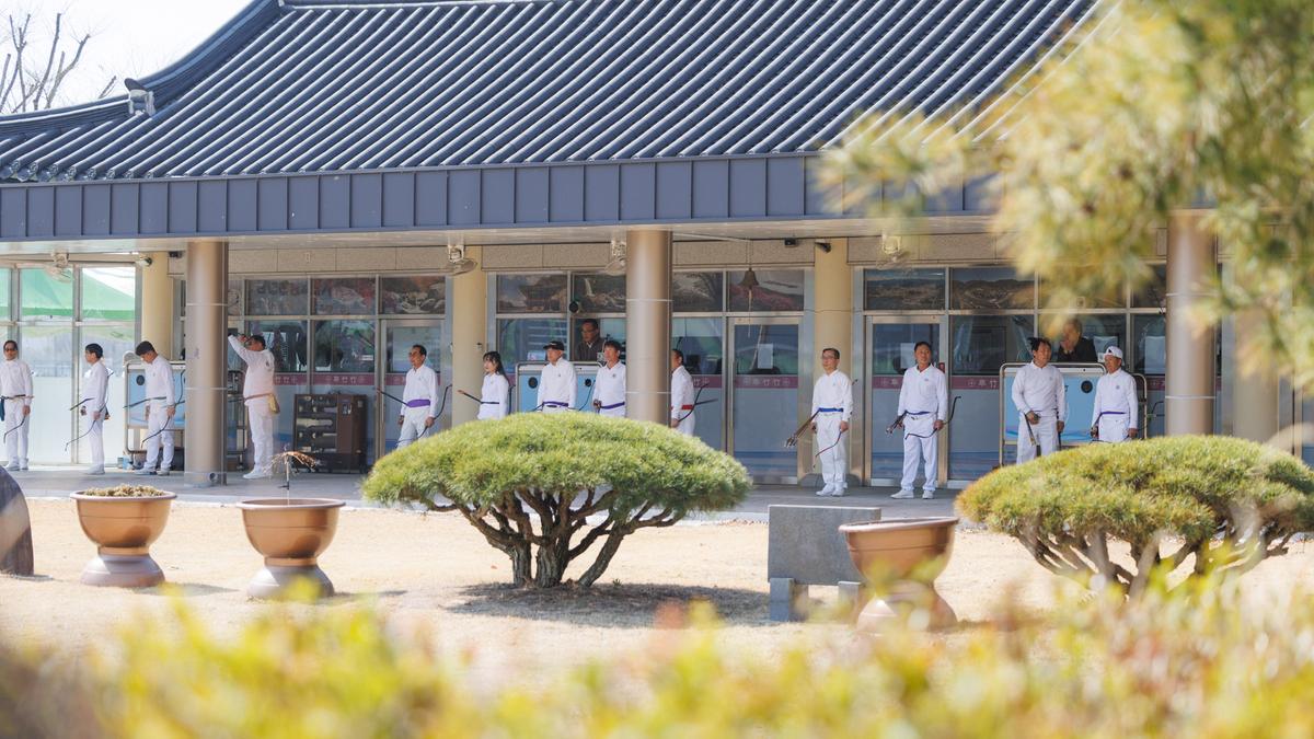 제20회 합천군협회장기 궁도대회 개회식