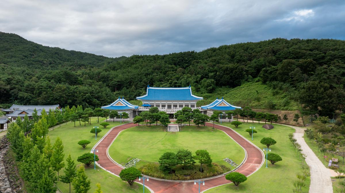 청와대 전경 드론사진
