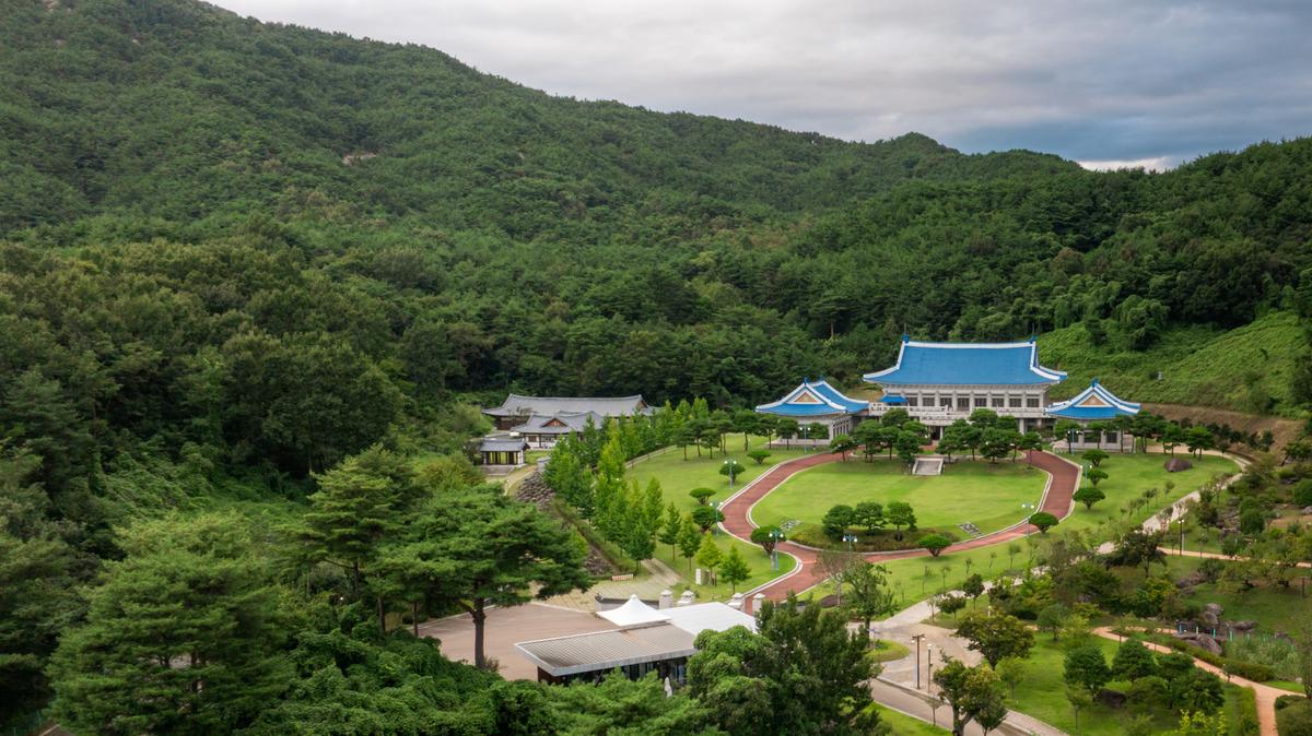 청와대 전경 드론사진