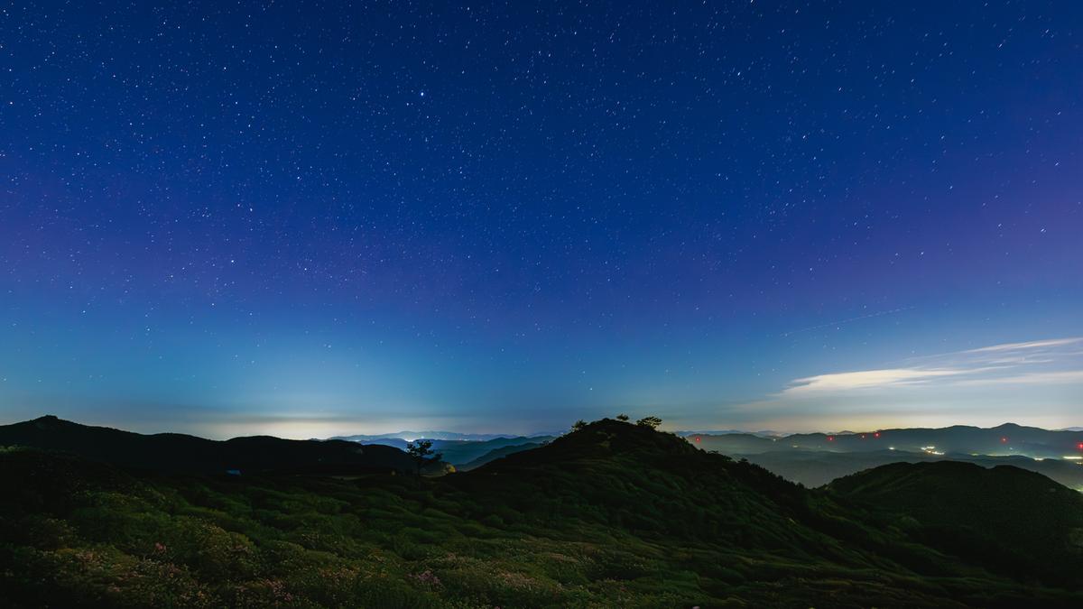 황매산 철쭉 스케치