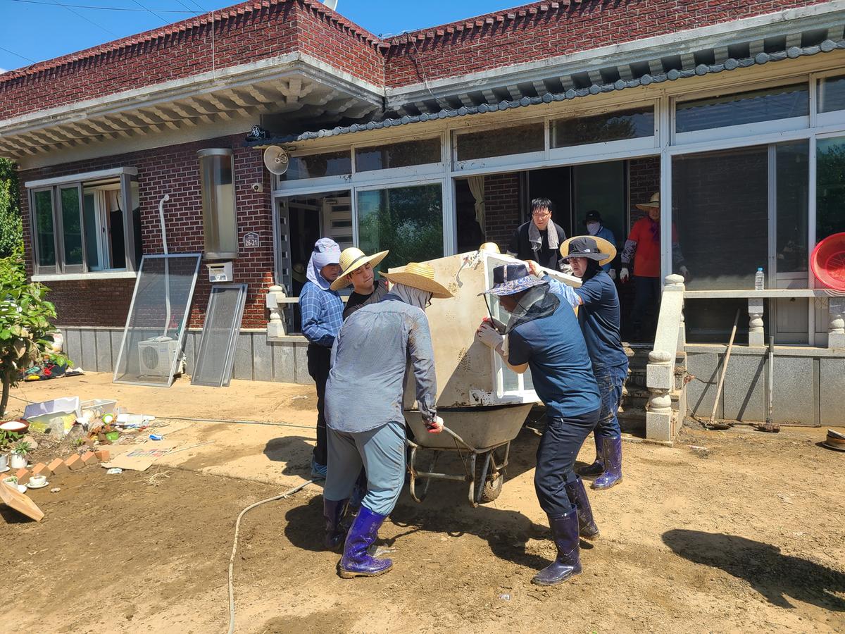 2025 집중호우 합천군 공무원 대민지원