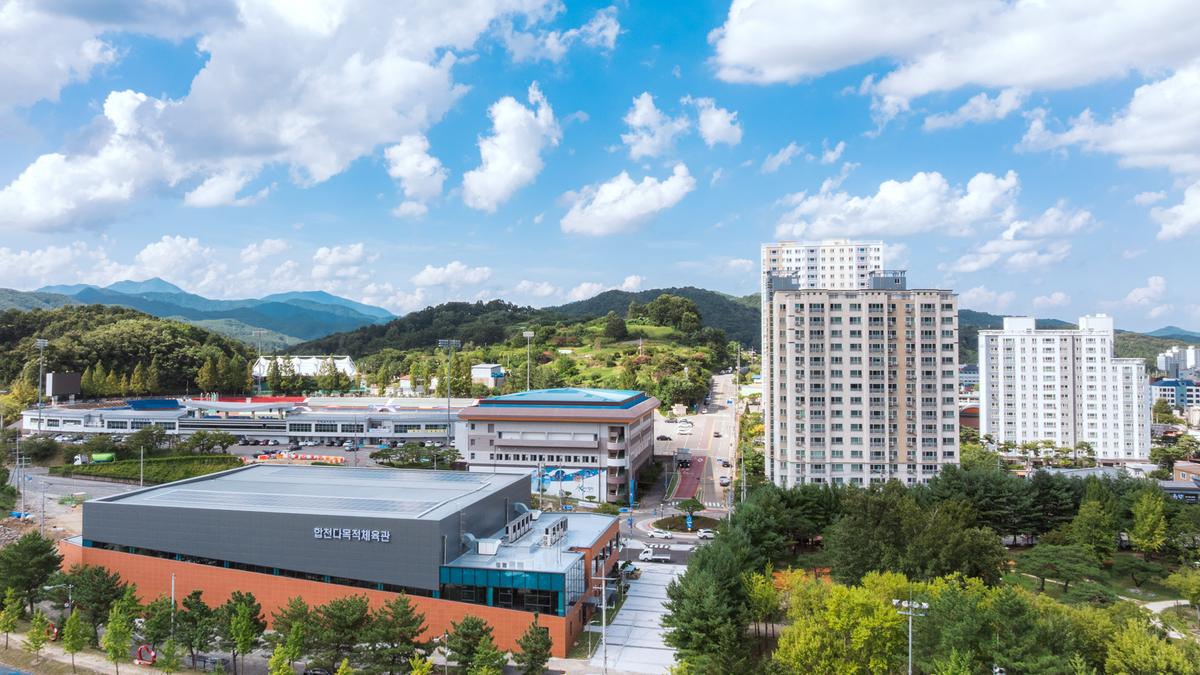 합천다목적체육관 전경