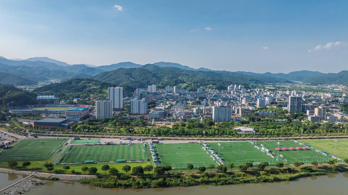 군민체육공원 드론