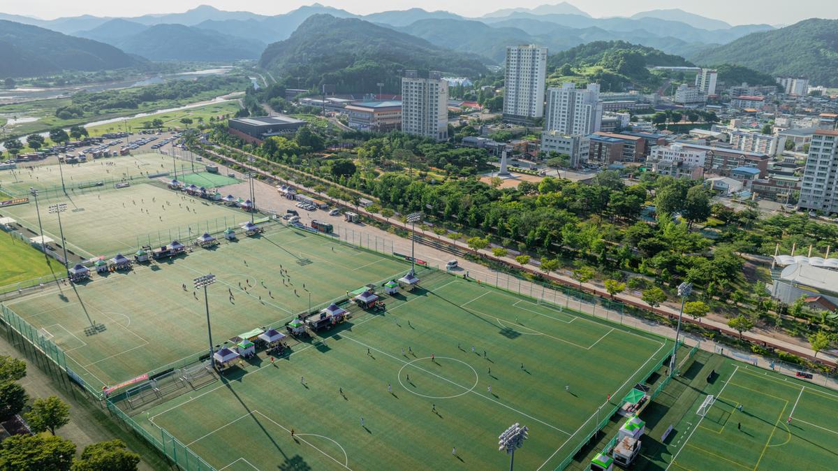 군민체육공원 드론