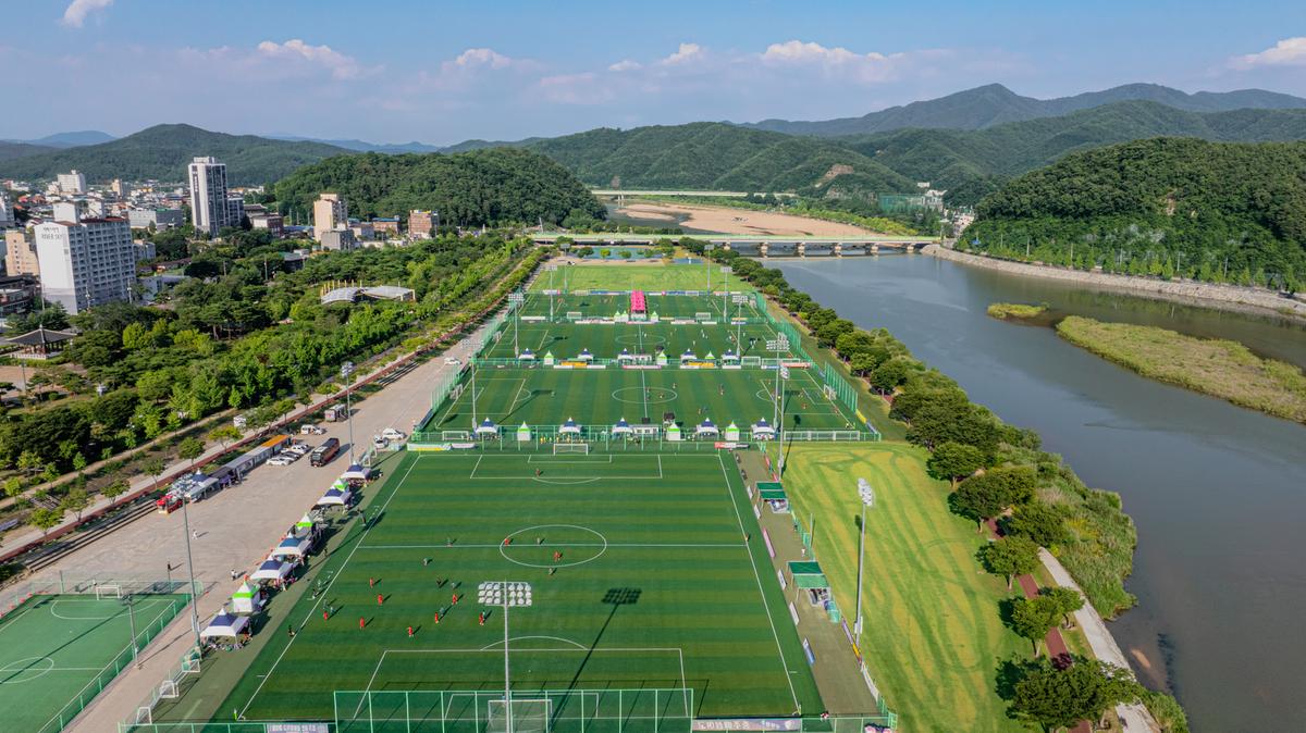군민체육공원 드론