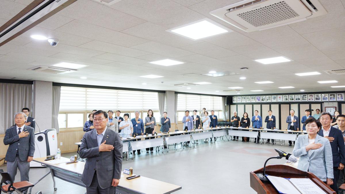 민주평통합천군협의회 2분기 정기회의