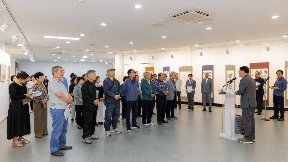 제26회 합천미술협회 회원전 오픈식