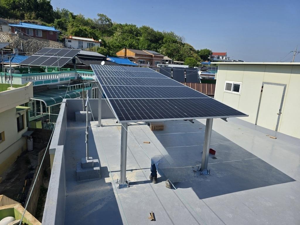 태양광 설치 사진