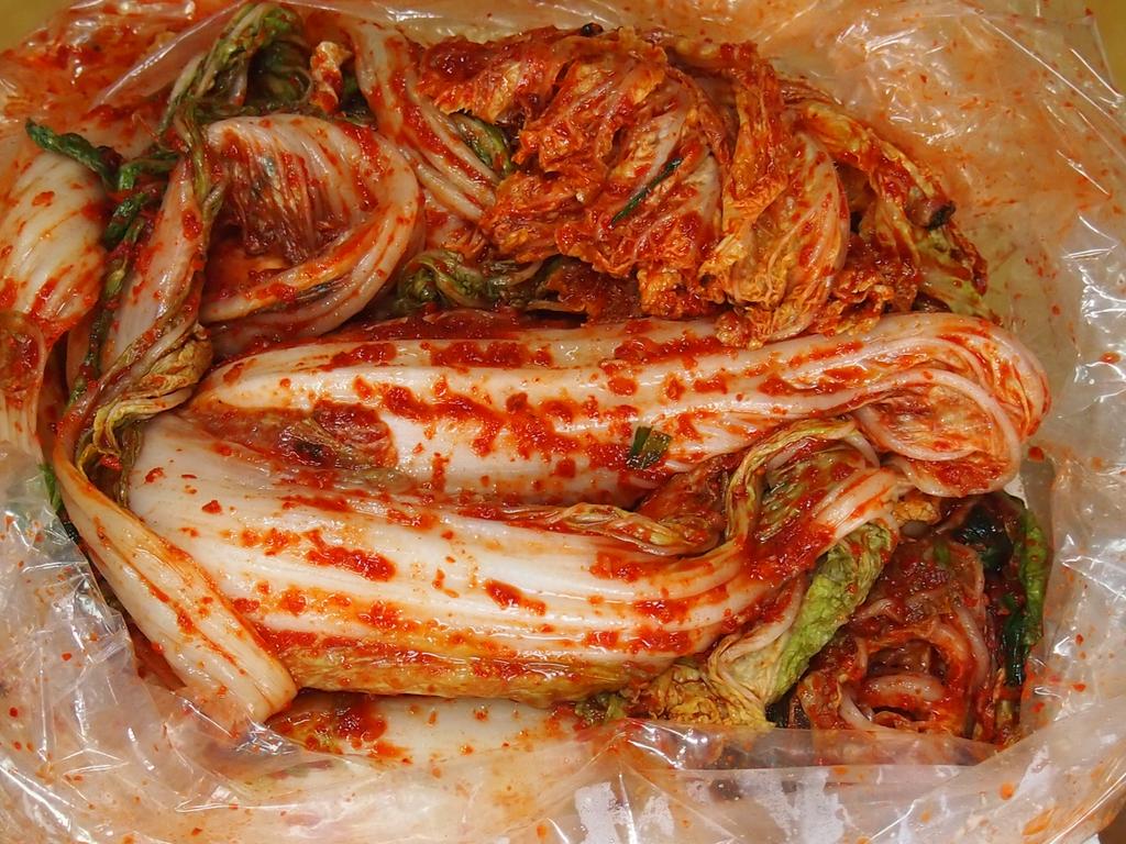 가회면 자원봉사대 에서 보내온 김치