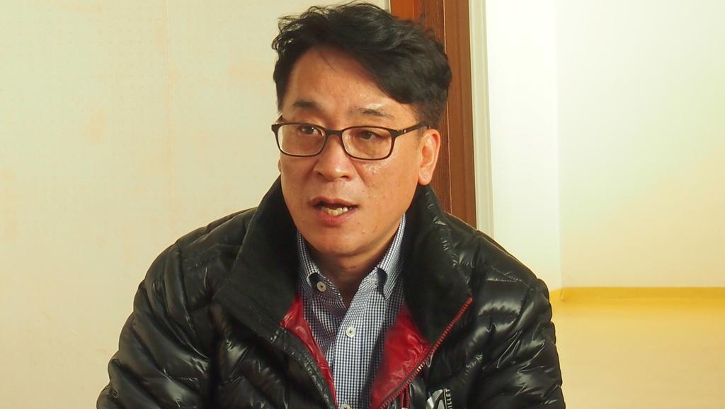 가회농협 김연구 님의 설명회 모습.