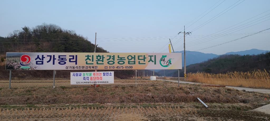 삼가동리 대는 친환경농업단지입니다.