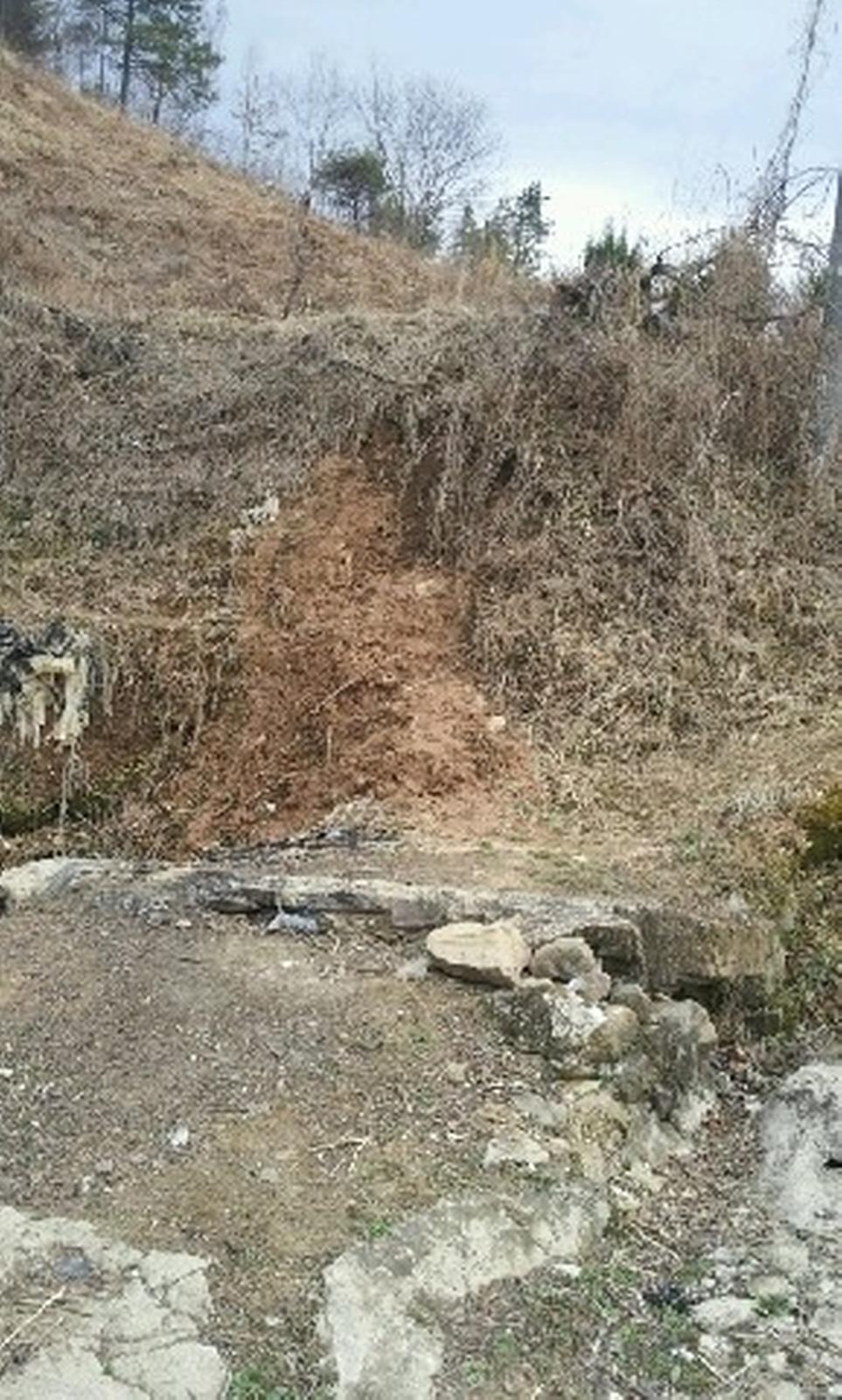 본곡리 462 주변 붕괴