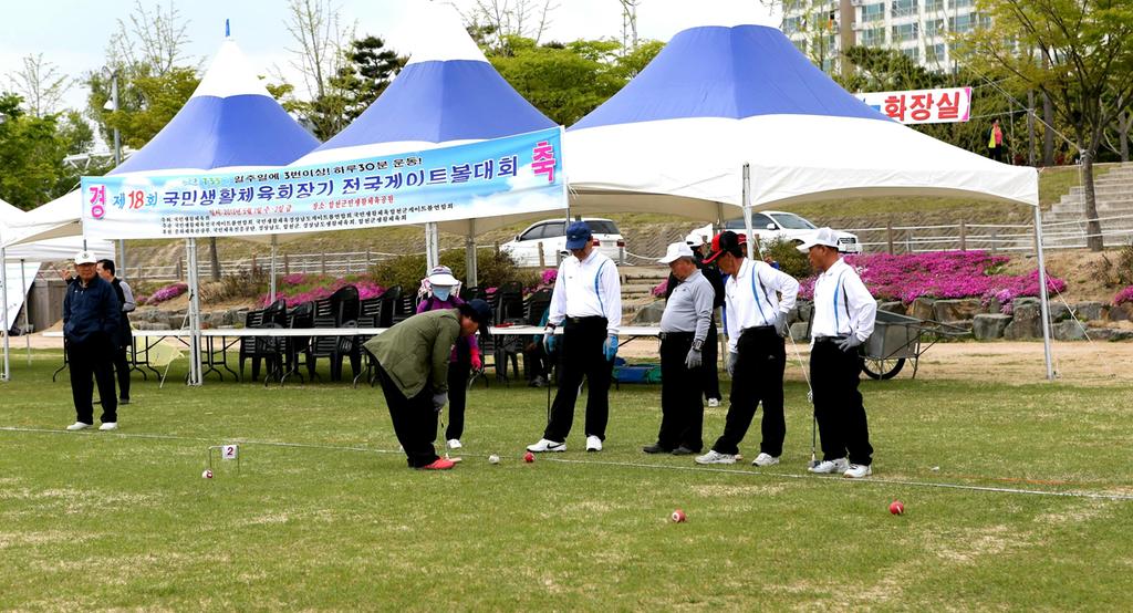 제18회 국민생활체육회장기 전국게이트볼대회 팡파레