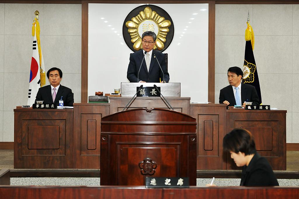 합천군의회, 제184회 임시회 폐회