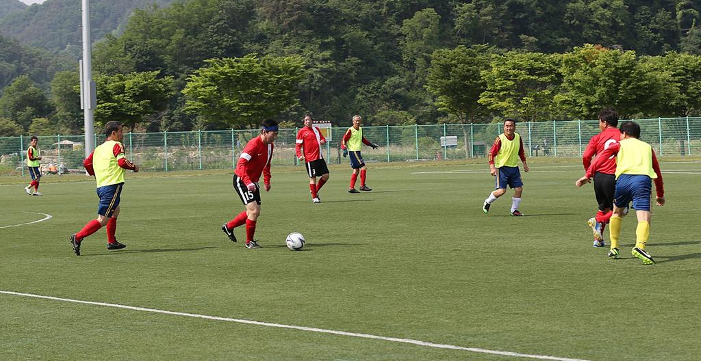 합천실버축구사랑동호회 창립5주년기념 초청 축구대회