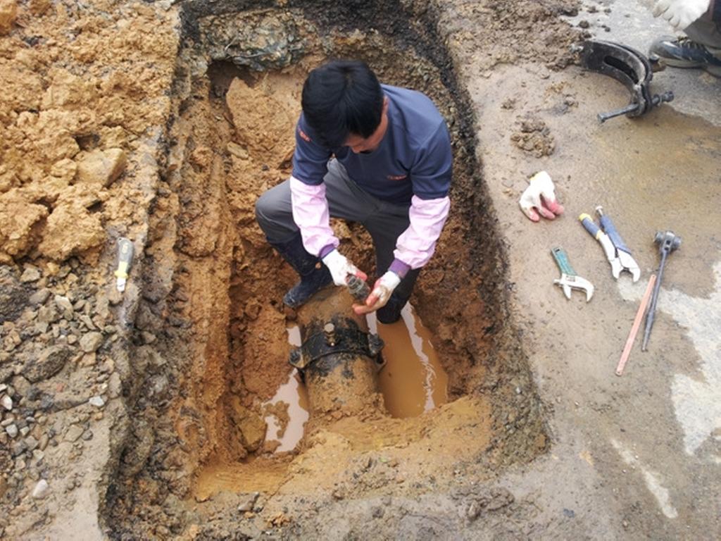 합천군 상수도 기동수리반 2개팀 편성 운영